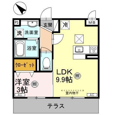 フェリーチェ上福岡（103） 間取り図画像