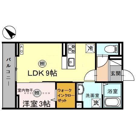 D-RESIDENCE東田町（303） 間取り図画像