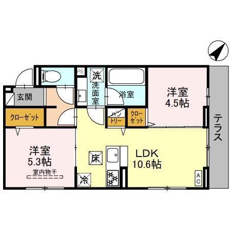 アゼリア（102） 間取り図画像