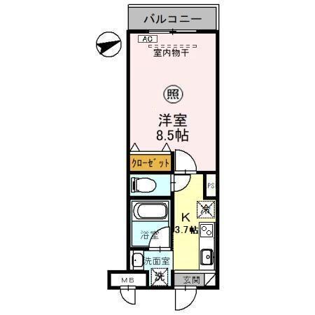 LA・FELICE（202） 間取り図画像