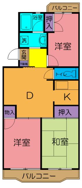 ベルデュール_間取り_0