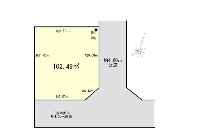 売地　三芳町藤久保　 区画図