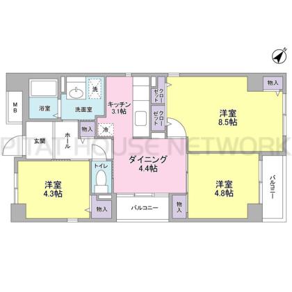  間取り図写真