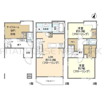  間取り図写真