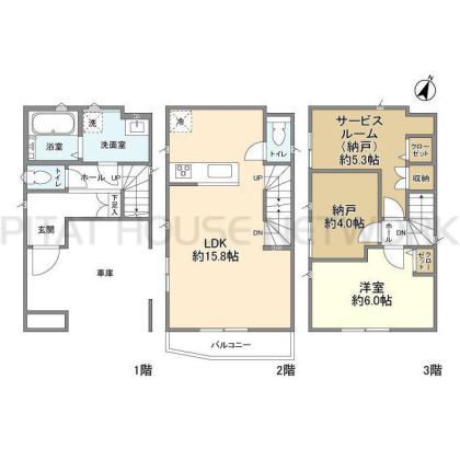 間取り図写真