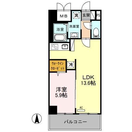 ハック北戸田クレシア（403） 間取り図画像