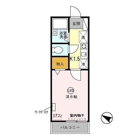 グリーンパーク（107） 間取り図画像