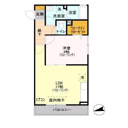 フルール さくら（201） 間取り図画像
