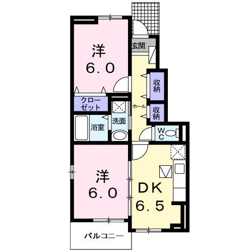 メゾン・ド・フラン（103） 間取り図画像