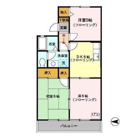 セジュールソフィア　Ⅲ（203） 間取り図画像