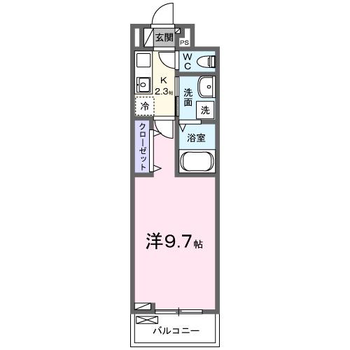ヒカルサ東川口（206） 間取り図画像