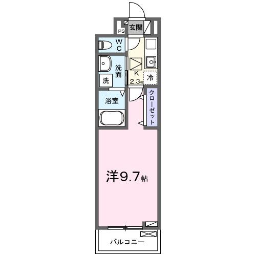 ヒカルサ東川口（102） 間取り図画像