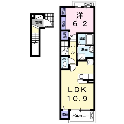 Ｆａｉｒｙ　Ｇａｒｄｅｎ（203） 間取り図画像