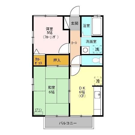 クレールＫ（201） 間取り図画像