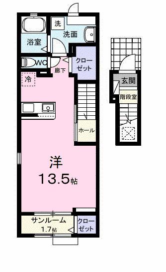 トゥルーバスティアン（202） 間取り図画像