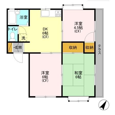 プリムローズ　Ａ（101） 間取り図画像