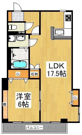 永井マンションB（206） 間取り図画像