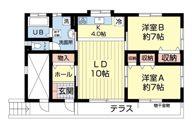 川口中青木２丁目テラスハウス（101） 間取り図画像
