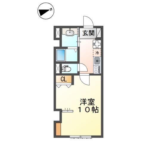 イーストフェザー 間取り図画像
