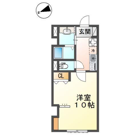 イーストフェザー 間取り図画像