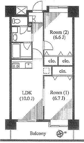 タケノヤハイツ錦町（901） 間取り図画像