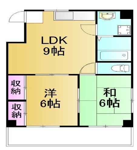 ブッシュクローバー（101） 間取り図画像