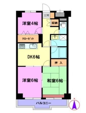 オークガーデン（702） 間取り図画像