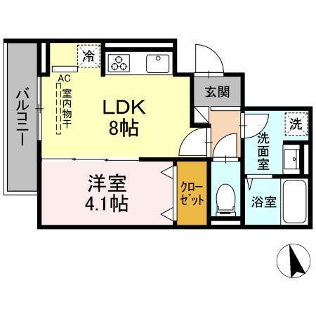 セレスティア高島平（305） 間取り図画像