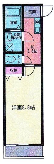 Sky HillsⅠ（301） 間取り図画像