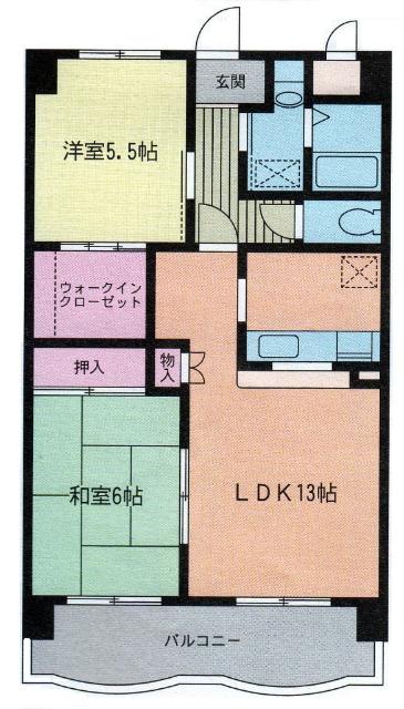 アクワメントシティ（503） 間取り図画像