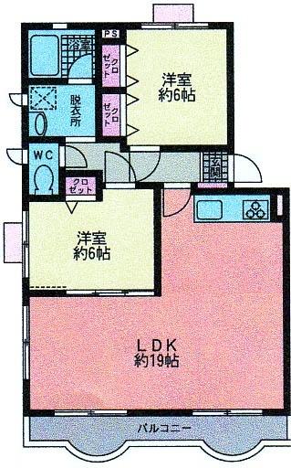 ロイヤルヴィクトリアⅠ番館（201） 間取り図画像
