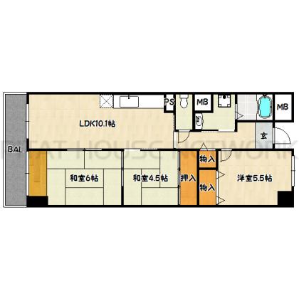  間取り図写真