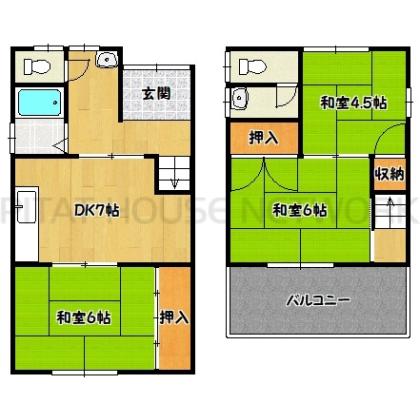  間取り図写真