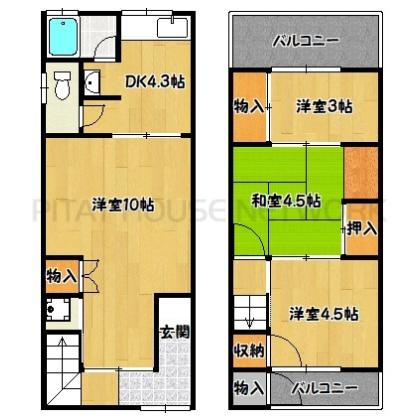 間取り図写真