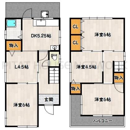  間取り図写真