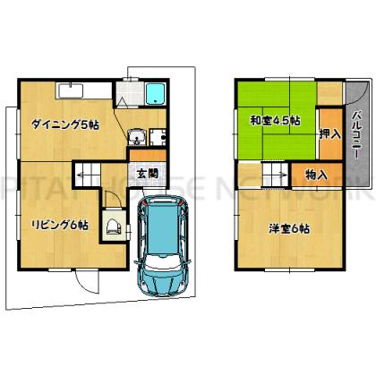  間取り図写真