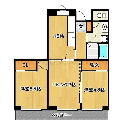  間取り図写真