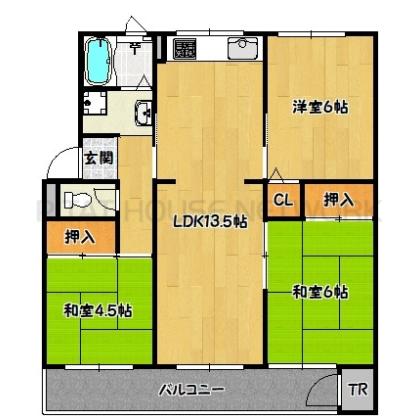  間取り図写真