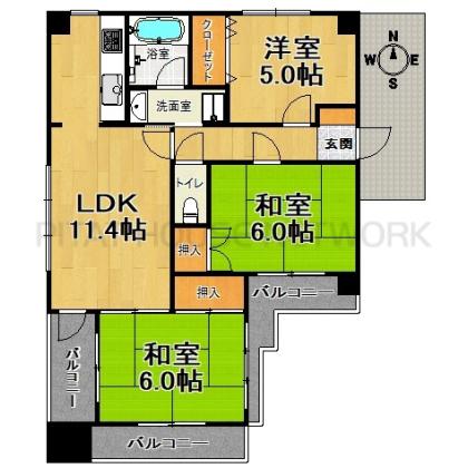 間取り図写真