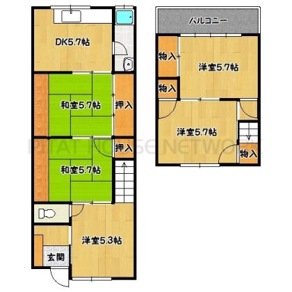  間取り図写真