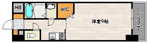 神戸市兵庫区駅南通マンション 間取り図画像