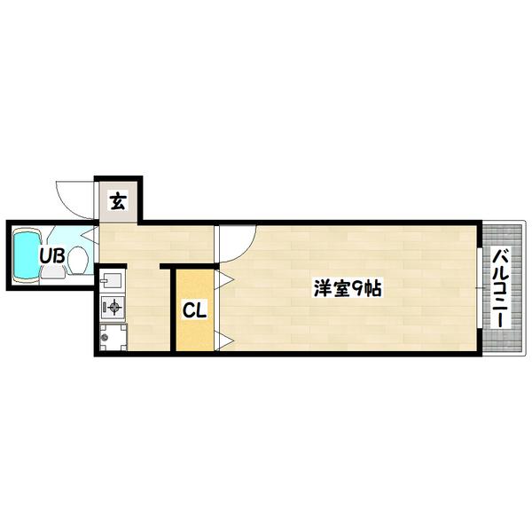湊川サンシャイン 間取り図画像
