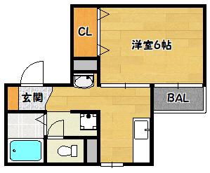 神戸市兵庫区荒田町マンション 間取り図画像