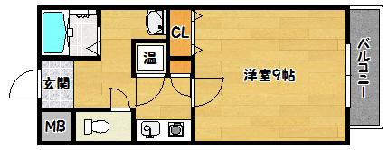 神戸市兵庫区三川口町マンション 間取り図画像