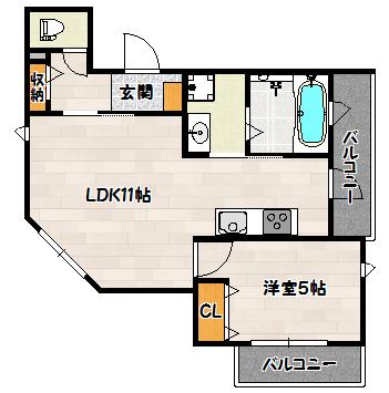  間取り図写真
