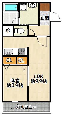 神戸市兵庫区駅前通マンション 間取り図画像