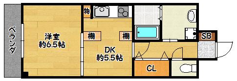 神戸市兵庫区兵庫町マンション 間取り図画像