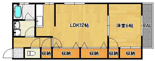 アゼリアハウス 間取り図画像