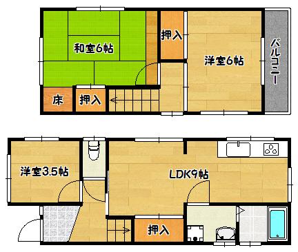  間取り図写真