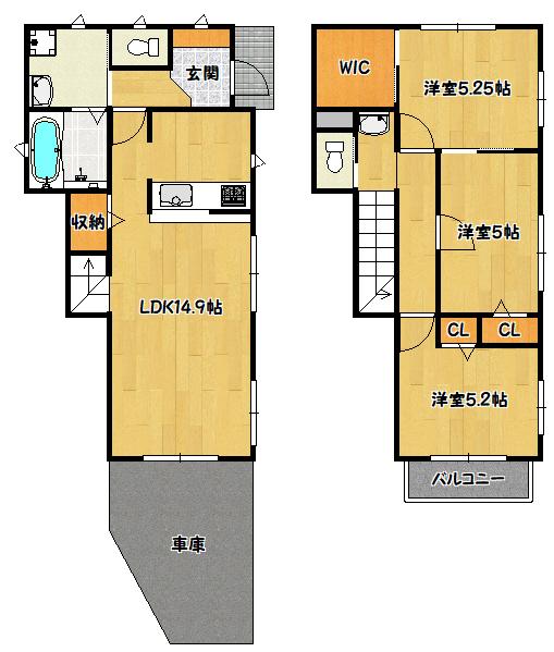  間取り図写真